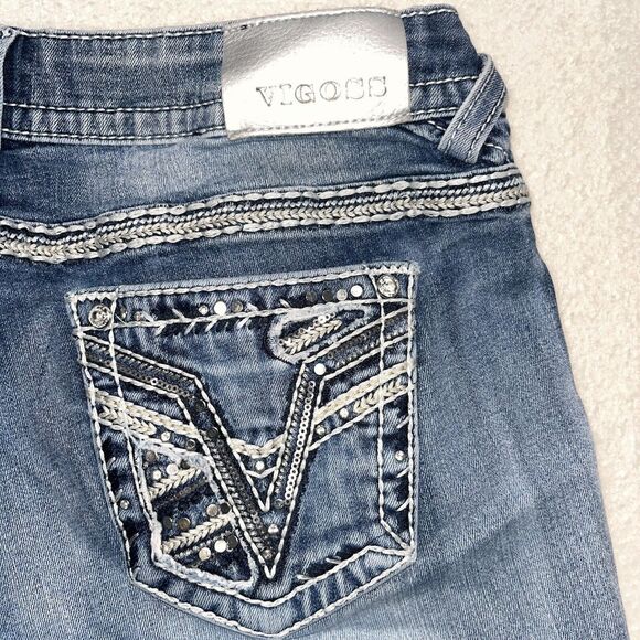 Vigoss Women's Blue Boot Cut Jeans - Picture 10 of 10